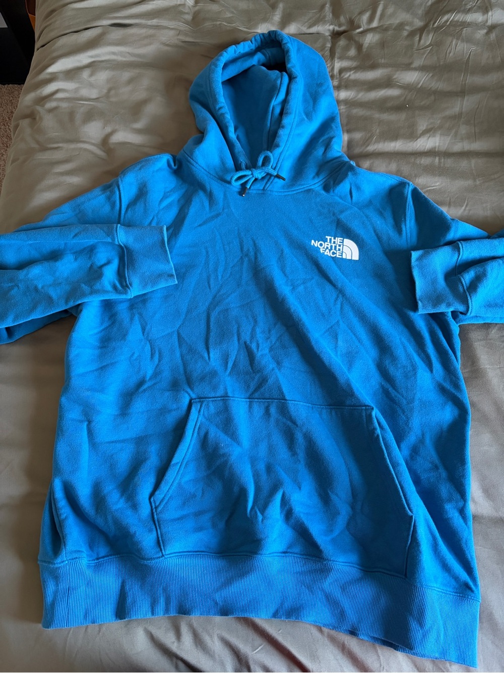 The North Face Men's Bright Blue Crewneck Hoodie